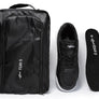 Men's High Arch Firm Support All-In-One Black Walking Shoes, Comfort & Performance Style