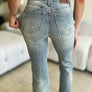 Judy Blue Full Size Mid Rise Flare Jeans