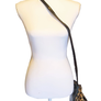 Leopard Furry Animal Print Kiss Lock Bucket Crossbody Shoulder Bag - Girl Stylish Black Faux Leather Accent Purse for Women