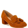 Aloha Tassels Detail Genuine Suede Loafers