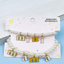 MINI MAMA SHAPED ENAMEL PEARL BRACELET