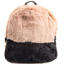 TWO TONED FURRY BACKPACK