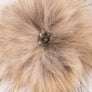 Raccoon Fur Pineapple Knit Beanies