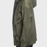 Satin Full Zip Hooded Windbreaker