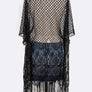 Lace Fringe Kimono Cardigan