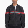Luxury WOVEN TAPED BOMBER JACKET