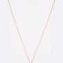 American Flag Crystal Heart Pendant Necklace