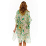 DIONA J MULTI PRINTED KIMONO ONE SIZE COLOR MINT
