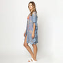 DIONA J ELEGANT LACE KIMONO ONE SIZE COLOR BLUE