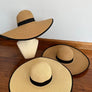 FASHION STRAW WIDE BRIM FLOPPY SUN HAT