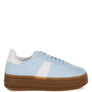 Knockout Faux Leather Lace-Up Sneakers
