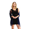 DIONA J FLOWER MESH SHORT COVER UP KIMONO CARDIGAN ONE SIZE COLOR NAVY