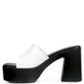 Scandal Slip On Block Heel Sandals