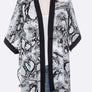 Python Print Kimono Cardigan