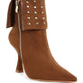 Piccini Stud Embellished Foldover Boots