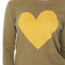 S/S Love Heart Crew-neck 12GG Pullover Sweater
