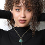 Pearl And Gemstone Pendant Necklace In Gold