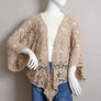 Crochet Floral Petal Kimono Wrap