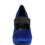 Krause High Block Heel Velvet Pumps