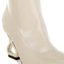Gaias Fantasy Heel Patent Faux Leather Boots