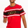 Good Vibes 3D Design Print Gold Foil