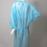 Disposable Non-woven Isolation Gown - Blue