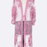 Lace Embroidered Iconic Long Cardigan