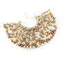 Chunky Faux Pearls Choker Collar Necklace Set