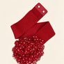 Large Chiffon Polkadot Elastic Belt