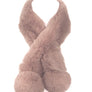 Faux Felt Fur Pompom Neck Warmer Wrap Scarf