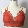 X-Large Padded Crochet Lace Longline Bralette
