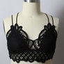 X-Large Padded Crochet Lace Longline Bralette