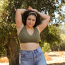 Lace Trim Padded Bralette Plus