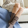 Shell Stitch Crew Socks