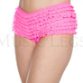 Soft rufflled shorts with back satin bow