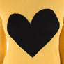S/S Love Heart Crew-neck 12GG Pullover Sweater
