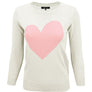 S/S Love Heart Crew-neck 12GG Pullover Sweater