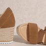 OASIS SOCIETY Slyvie - Double Strap Wedge Heel