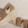OASIS SOCIETY Slyvie - Double Strap Wedge Heel