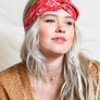 Block Paisley Twist Headwrap