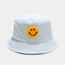 Smile jacquard terry towel bucket hat Light Sky