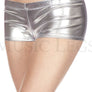 Metallic mini booty shorts