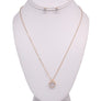 RHINESTONE HEART SHAPE NECKLACE SET