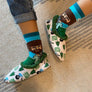 Lil Happy Trees - Women's Sherpa Slippers Socks
