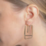 SQUARED DROP EARRINGS