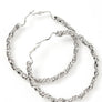 TWISTED TEXTURED HOOPS