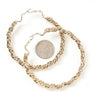 TWISTED TEXTURED HOOPS