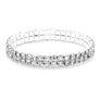 2 Row Strand Line Stretch Rhinestone Bracelet