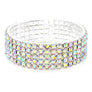 5 Row Strand Line Stretch Rhinestone Bracelet