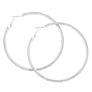 115mm Basic Sparkle Rhinestone Hoop Earrings